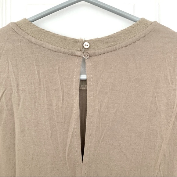 RW&CO Tan Crochet Lace Sleeveless Top - Picture 5 of 6